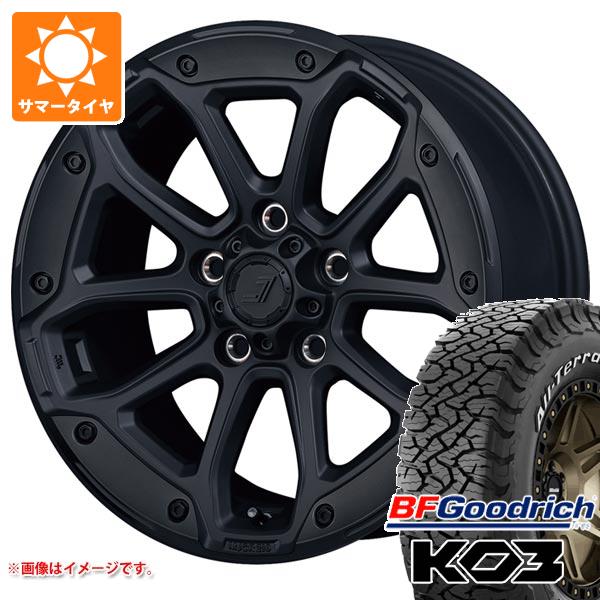 【タイヤ交換対象】ジープ ラングラー JK/JL系用 サマータイヤ BFグッドリッチ オールテレーンT/A KO3 LT295/70R17 128/125S ホワイトレター ジェップセン MJCR 216 タイヤホイール4本セット