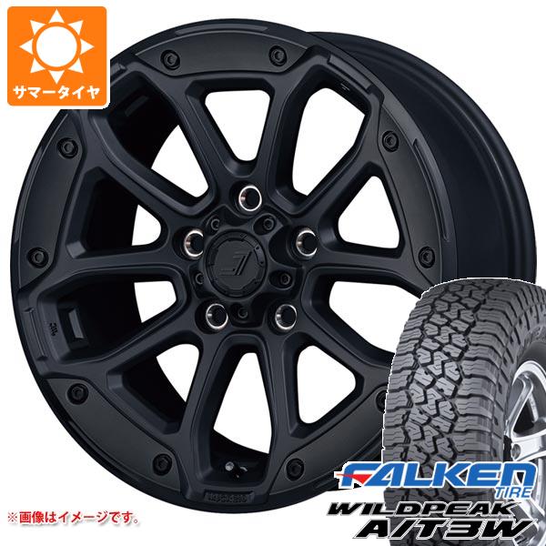 【タイヤ交換対象】ジープ ラングラー JK/JL系用 サマータイヤ ファルケン ワイルドピーク A/T3W LT265/70R17 121/118R ジェップセン MJCR 216 タイヤホイール4本セット