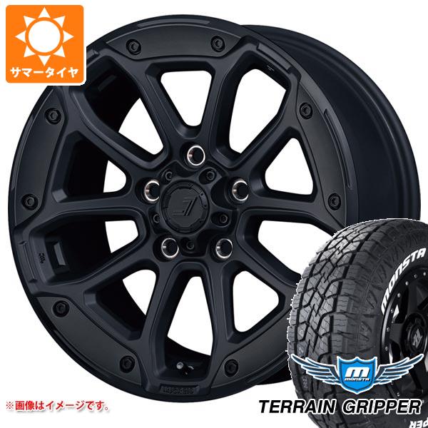 【タイヤ交換対象】ジープ ラングラー JK/JL系用 サマータイヤ モンスタ テレーングリッパー LT285/70R17 121/118R ホワイトレター ジェップセン MJCR 216 タイヤホイール4本セット|タイヤ1番