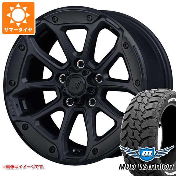 【タイヤ交換対象】5本セット ジープ ラングラー JK/JL系用 サマータイヤ モンスタ マッドウォーリアー LT265/70R17 121/118Q ホワイトレター ジェップセン MJCR 216 タイヤホイール5本セット