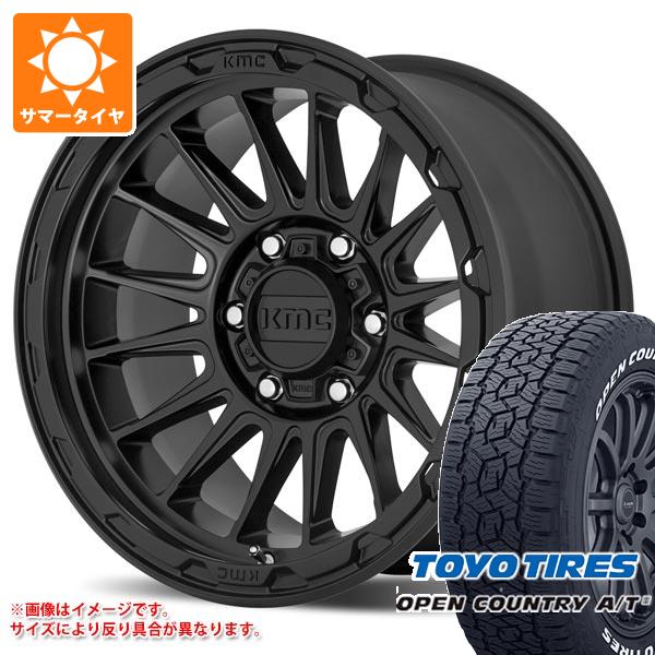 【タイヤ交換対象】RAV4 50系用 2026年製 サマータイヤ トーヨー オープンカントリー A/T3 225/65R17 102H ホワイトレター KMC KM542 インパクト 8.0-17 タイヤホイール4本セット｜タイヤ１番