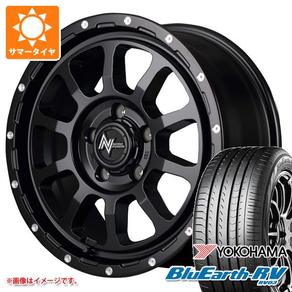 【タイヤ交換対象】T31エクストレイル用 2026年製 サマータイヤ ヨコハマ ブルーアースRV RV03 215/65R16 98H ナイトロパワー M10 パーシング 7.0-16 タイヤホイール4本セット