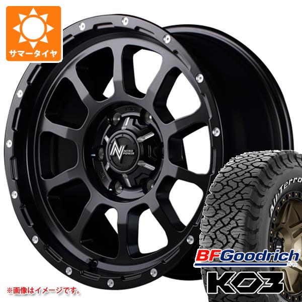 【タイヤ交換対象】トヨタ ランドクルーザー プラド 150系用 サマータイヤ BFグッドリッチ オールテレーンT/A KO3 LT265/70R17 118/115S ホワイトレター ナイトロパワー M10 パーシング 8.0-17 タイヤホイール4本セット 148,850円