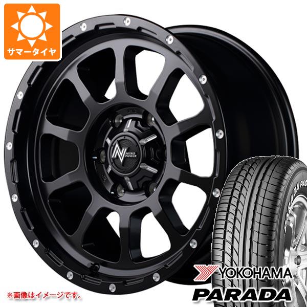 【タイヤ交換対象】ハイエース 200系用 2026年製 サマータイヤ ヨコハマ パラダ PA03 215/60R17C 109/107S ホワイトレター ナイトロパワー M10 パーシング 6.5-17 タイヤホイール4本セット|タイヤ1番