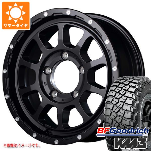 【タイヤ交換対象】5本セット スズキ ジムニーノマド JC74W用 サマータイヤ BFグッドリッチ マッドテレーンT/A KM3 LT225/75R16 115/112Q ナイトロパワー M10 パーシング 6.0-16 タイヤホイール5本セット