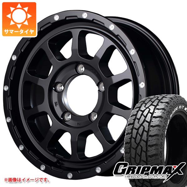 【タイヤ交換対象】5本セット スズキ ジムニー用 サマータイヤ グリップマックス マッドレイジ R/T MAX LT185/85R16 105/103Q ホワイトレター ナイトロパワー M10 パーシング 5.5-16 タイヤホイール5本セット