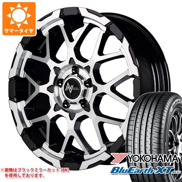【タイヤ交換対象】サマータイヤ 215/55R18 99V XL ヨコハマ ブルーアースXT AE61 ナイトロパワー M28 バレット 7.0-18 タイヤホイール4本セット
