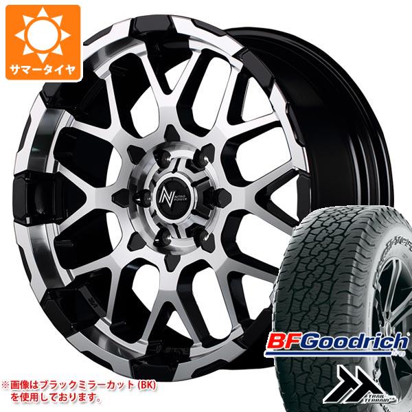 【タイヤ交換対象】ミツビシ トライトン LC2T用 サマータイヤ BFグッドリッチ トレールテレーンT/A 265/65R17 112T アウトラインホワイトレター ナイトロパワー M28 バレット 8.0-17 タイヤホイール4本セット