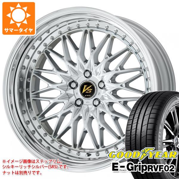 【タイヤ交換対象】サマータイヤ 245/35R20 95W XL グッドイヤー エフィシエントグリップ RVF02 ワーク VS XV 8.5-20 タイヤホイール4本セット