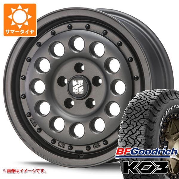 ニッサン T31エクストレイル用 サマータイヤ BFグッドリッチ オールテレーンT/A KO3 LT215/65R16 103/100S ブラックレター MLJ エクストリームJ ラギッド 6.5-16 タイヤホイール4本セット｜タイヤ１番