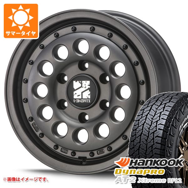 トヨタ ハイエース 200系用 2026年製 サマータイヤ ハンコック ダイナプロAT2 エクストリーム RF12 215/70R16 100T ホワイトレター MLJ エクストリームJ ラギッド 6.5-16 タイヤホイール4本セット｜タイヤ１番