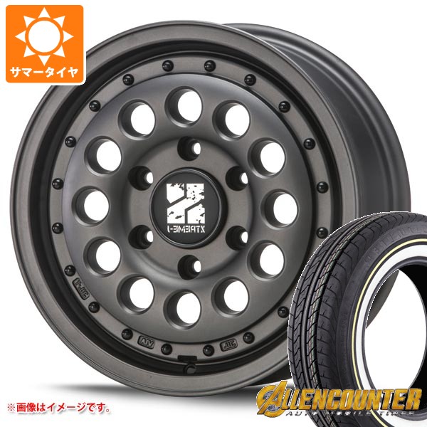 トヨタ ハイエース 200系用 サマータイヤ オーレンカウンター クラシックオーバル 215/65R16C 109/107T ホワイト/イエローリボン MLJ エクストリームJ ラギッド 6.5-16 タイヤホイール4本セット|タイヤ1番