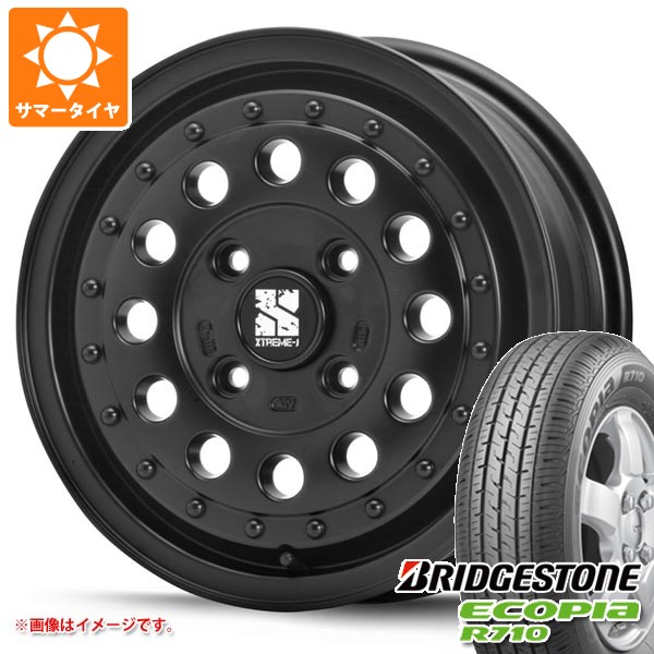 ニッサン NV200バネット M20用 サマータイヤ ブリヂストン エコピア R710 175/80R14 99/98N MLJ エクストリームJ ラギッド 5.0-14 タイヤホイール4本セット｜タイヤ１番