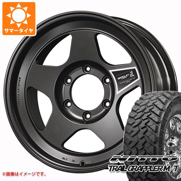 【タイヤ交換対象】サマータイヤ 265/70R17 121/118Q ニットー トレイルグラップラー M/T ブラッドレー フォージド タクミ 8.0-17 タイヤホイール4本セット｜タイヤ１番