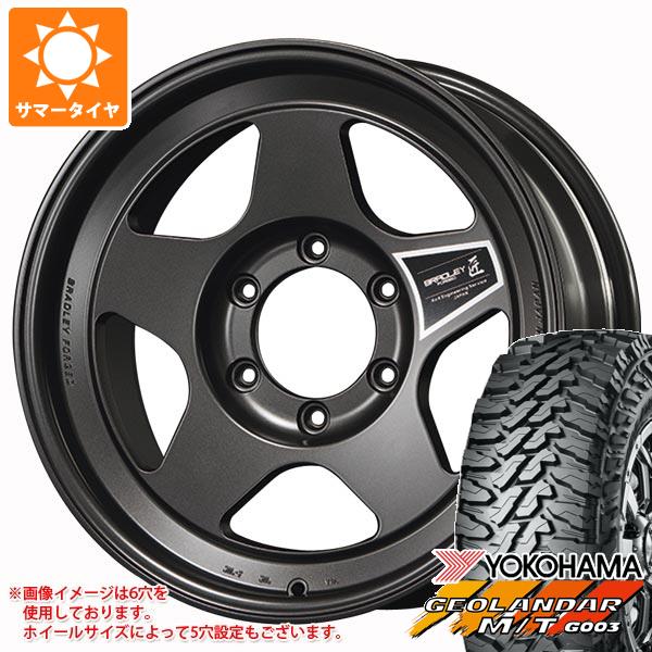 【タイヤ交換対象】5本セット ランドクルーザー70 GRJ76K用 サマータイヤ ヨコハマ ジオランダー M/T G003 LT285/75R16 126/123Q ブラッドレー フォージド タクミ 8.0-16 タイヤホイール5本セット｜タイヤ１番