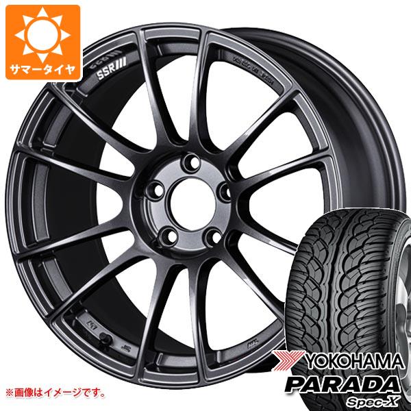 【タイヤ交換対象】サマータイヤ 235/60R18 103V ヨコハマ パラダ スペック-X PA02 SSR GTX04 8.5-18 タイヤホイール4本セット