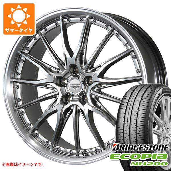 【タイヤ交換対象】サマータイヤ 225/45R18 95W XL ブリヂストン エコピア NH200 ドルフレン ヒューヴァー 8.0-18 タイヤホイール4本セット|タイヤ1番