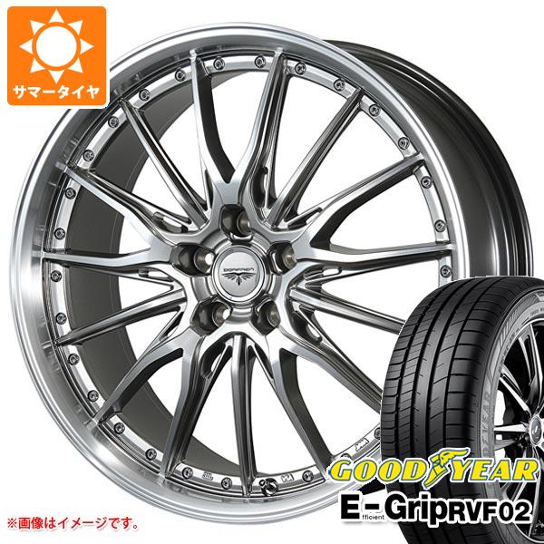 【タイヤ交換対象】サマータイヤ 245/45R19 102W XL グッドイヤー エフィシエントグリップ RVF02 ドルフレン ヒューヴァー 8.0-19 タイヤホイール4本セット｜タイヤ１番