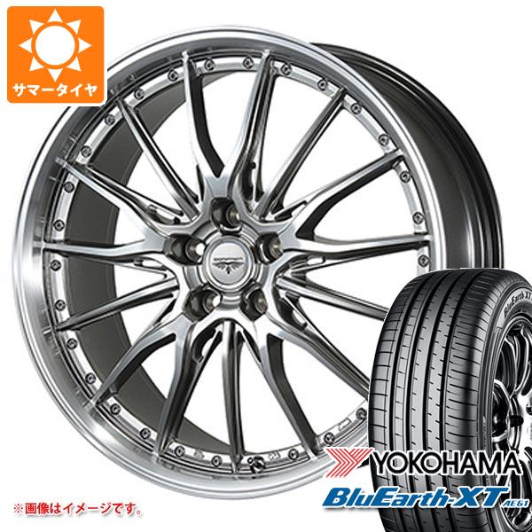 【タイヤ交換対象】サマータイヤ 215/50R18 92V ヨコハマ ブルーアースXT AE61 ドルフレン ヒューヴァー 7.5-18 タイヤホイール4本セット