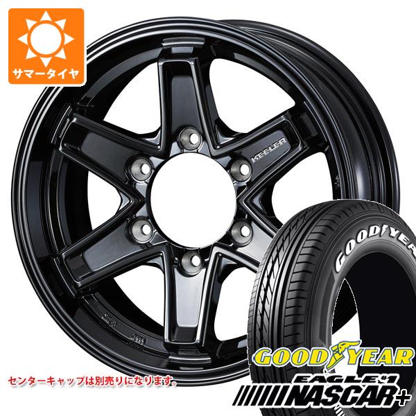 【タイヤ交換対象】ハイエース 200系用 2026年製 サマータイヤ グッドイヤー イーグル #1 ナスカープラス 195/80R15 107/105N ホワイトレター キーラー タクティクス 6.0-15 タイヤホイール4本セット|タイヤ1番