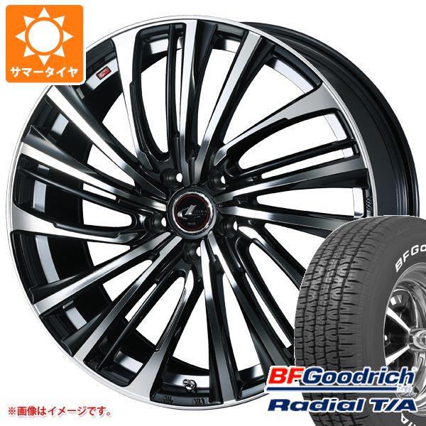 【タイヤ交換対象】サマータイヤ 205/60R15 90S BFグッドリッチ ラジアルT/A ホワイトレター レオニス FS 6.0-15 タイヤホイール4本セット