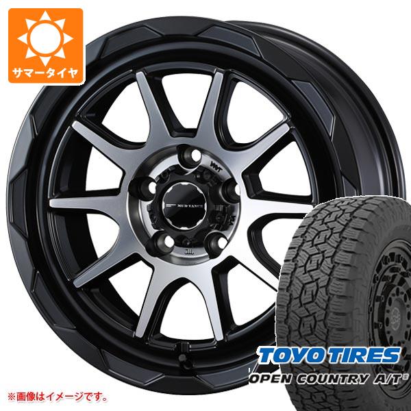 【タイヤ交換対象】ミツビシ デリカD5用 サマータイヤ トーヨー オープンカントリー A/T3 235/70R16 106T ブラックレター マッドヴァンス06 7.0-16 タイヤホイール4本セット