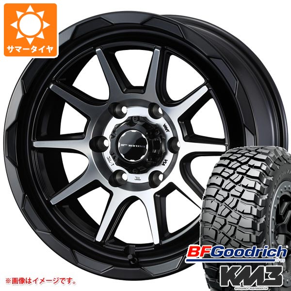 【タイヤ交換対象】トヨタ ランドクルーザー250用 サマータイヤ BFグッドリッチ マッドテレーンT/A KM3 LT275/70R18 125/122Q マッドヴァンス06 8.5-18 タイヤホイール4本セット|タイヤ1番