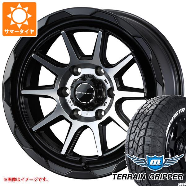 【タイヤ交換対象】ハイエース 200系用 2026年製 サマータイヤ モンスタ テレーングリッパー 215/70R16 107/105Q LT ホワイトレター マッドヴァンス06 6.5-16 タイヤホイール4本セット｜タイヤ１番