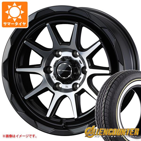 【タイヤ交換対象】ハイエース 200系用 サマータイヤ オーレンカウンター クラシックオーバル 215/65R16C 109/107T ホワイト/イエローリボン マッドヴァンス06 6.5-16 タイヤホイール4本セット