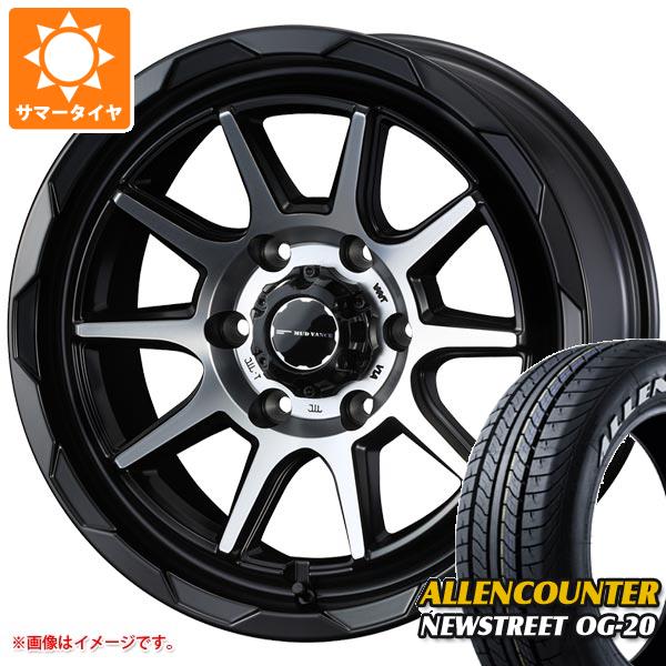 【タイヤ交換対象】ハイエース 200系用 サマータイヤ オーレンカウンター ニューストリート OG-20 215/60R17C 109/107T ホワイトレター マッドヴァンス06 6.5-17 タイヤホイール4本セット