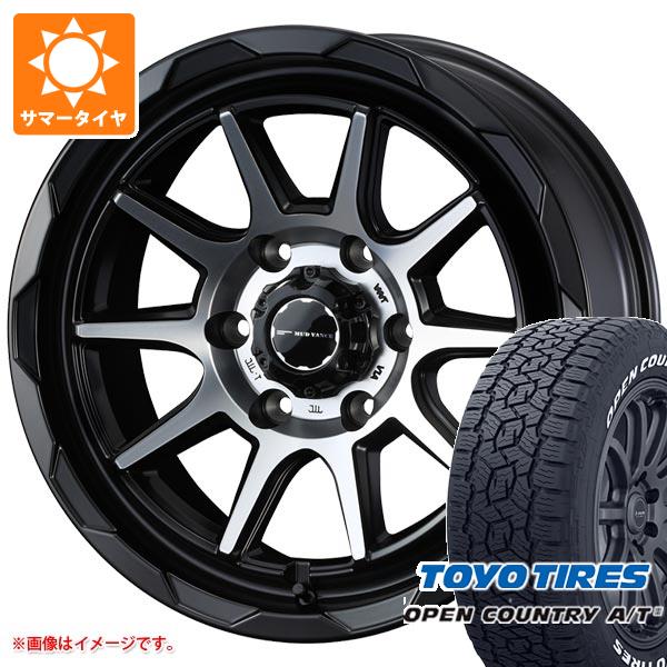 【タイヤ交換対象】トヨタ ランドクルーザー300用 サマータイヤ トーヨー オープンカントリー A/T3 265/65R18 114H ホワイトレター マッドヴァンス06 8.5-18 タイヤホイール4本セット 124,950円