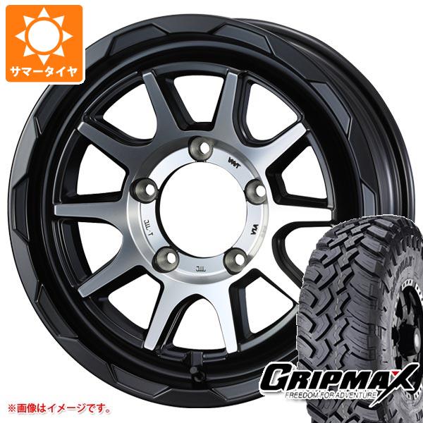 【タイヤ交換対象】スズキ ジムニーノマド JC74W用 サマータイヤ グリップマックス マッドレイジ M/T 195/80R15 96Q ホワイトレター マッドヴァンス06 6.0-15 タイヤホイール4本セット