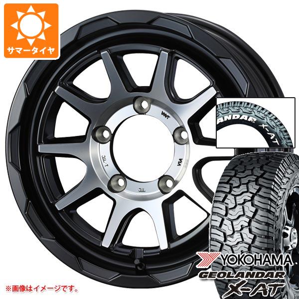 【タイヤ交換対象】5本セット スズキ ジムニー用 2026年製 サマータイヤ ヨコハマ ジオランダー X-AT G016 185/85R16 105/103N LT ホワイトレター マッドヴァンス06 5.5-16 タイヤホイール5本セット｜タイヤ１番