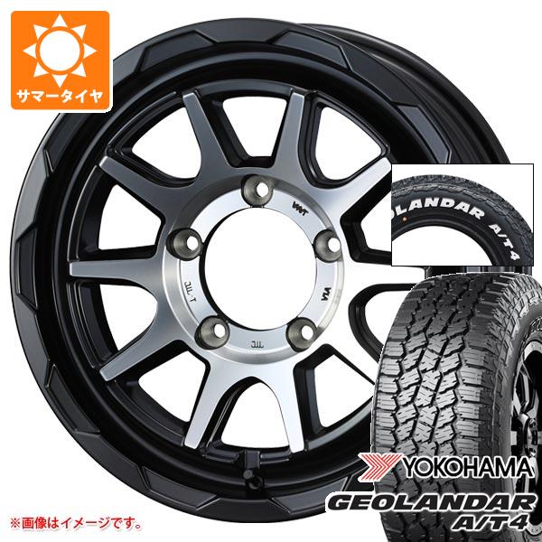 【タイヤ交換対象】ジムニーシエラ JB74W用 2026年製 サマータイヤ ヨコハマ ジオランダー A/T4 G018 185/85R16 105/103N LT ホワイトレター マッドヴァンス06 6.0-16 タイヤホイール4本セット|タイヤ1番