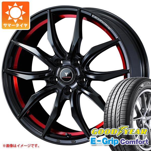 【タイヤ交換対象】サマータイヤ 155/55R14 69V グッドイヤー エフィシエントグリップコンフォート ノヴァリス ローグ VF 4.5-14 タイヤホイール4本セット