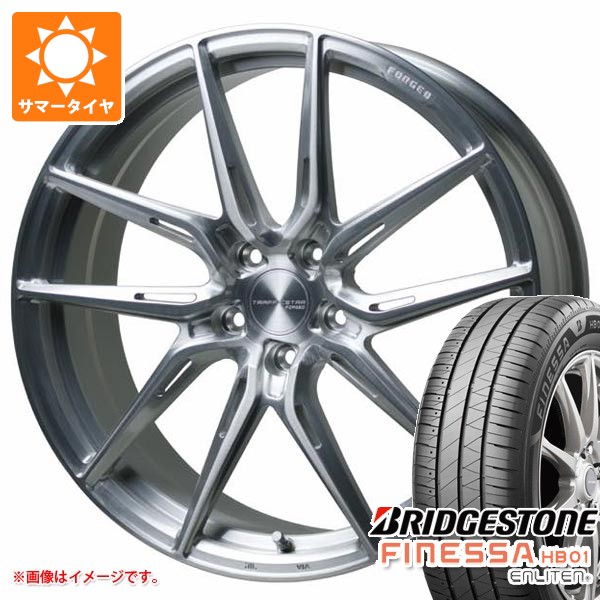 【タイヤ交換対象】サマータイヤ 245/45R19 102W XL ブリヂストン フィネッサ HB01 トラフィックスター フォージド TSF-02 8.0-19 タイヤホイール4本セット