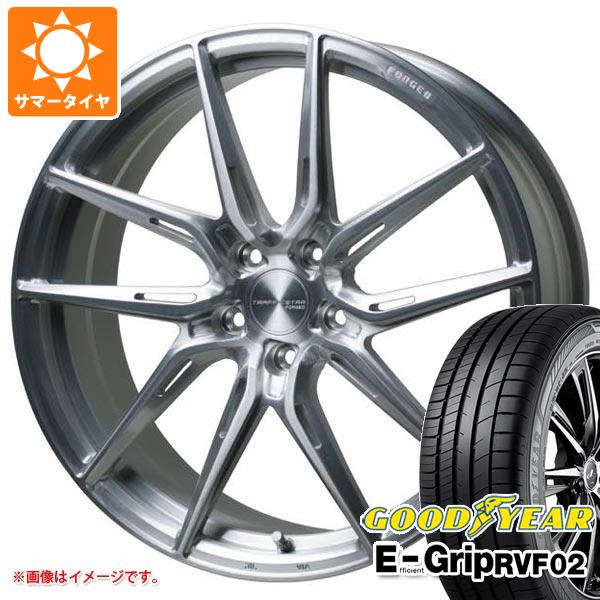 【タイヤ交換対象】サマータイヤ 245/35R20 95W XL グッドイヤー エフィシエントグリップ RVF02 トラフィックスター フォージド TSF-02 8.5-20 タイヤホイール4本セット
