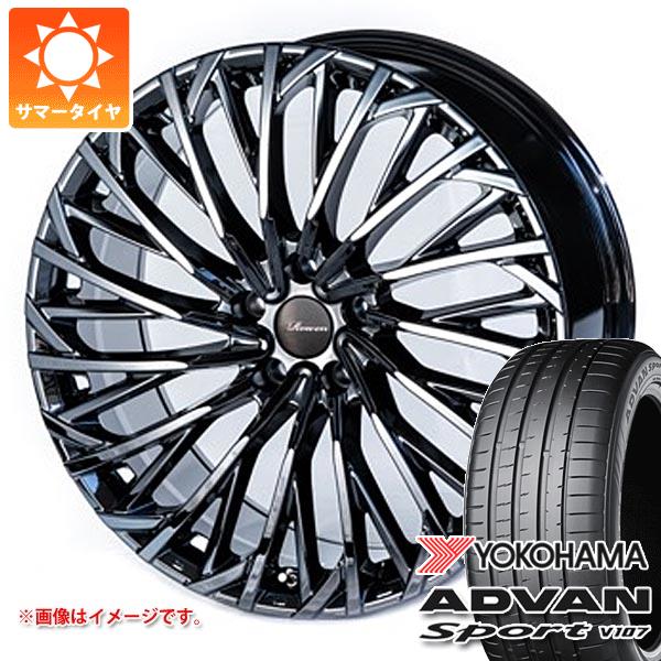【タイヤ交換対象】トヨタ 40系アルファード用 サマータイヤ ヨコハマ アドバンスポーツV107 255/40ZR21 (102Y) XL ローウェン フレーム イグニート 9.0-21 タイヤホイール4本セット|タイヤ1番