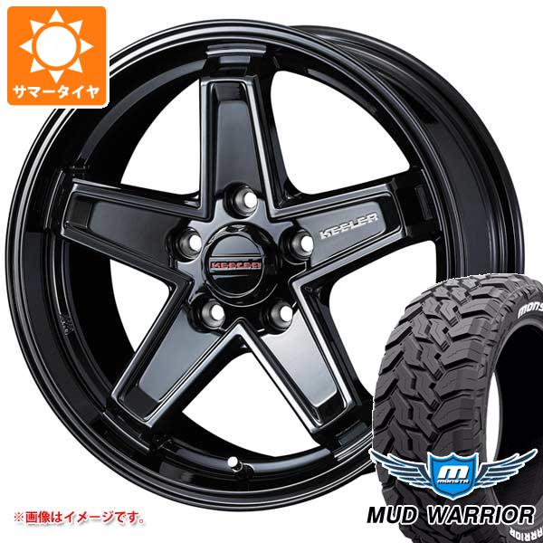 【タイヤ交換対象】2026年製 サマータイヤ 215/70R16 107/105Q モンスタ マッドウォーリアー ホワイトレター キーラー タクティクス 7.0-16 タイヤホイール4本セット｜タイヤ１番