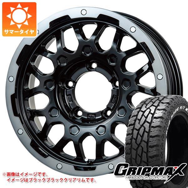 【タイヤ交換対象】5本セット スズキ ジムニーノマド JC74W用 サマータイヤ グリップマックス マッドレイジ R/T MAX LT185/85R16 105/103Q ホワイトレター LMG MS-9W 5.5-16 タイヤホイール5本セット