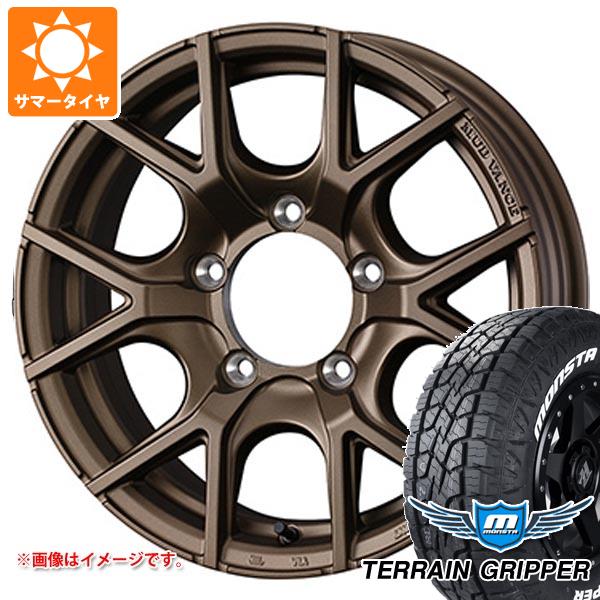 【タイヤ交換対象】スズキ ジムニー JB64W用 2026年製 サマータイヤ モンスタ テレーングリッパー 215/70R16 107/105Q LT ホワイトレター マッドヴァンス SD 5.5-16 タイヤホイール4本セット|タイヤ1番