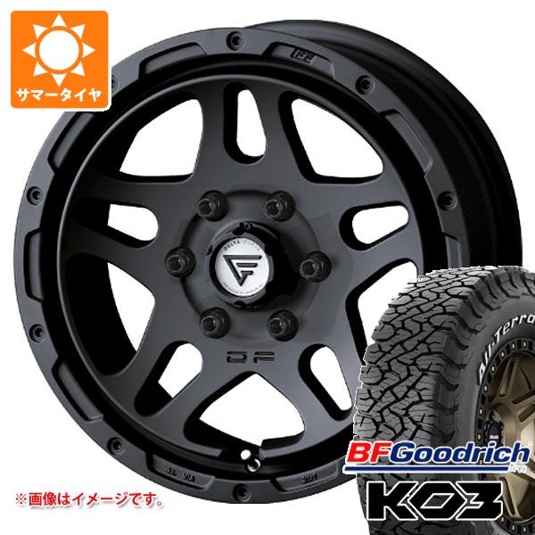 【タイヤ交換対象】トヨタ ハイエース 200系用 2026年製 サマータイヤ BFグッドリッチ オールテレーンT/A KO3 LT215/70R16 100/97S ホワイトレター デルタフォース オーバーランダー 7.0-16 タイヤホイール4本セット｜タイヤ１番