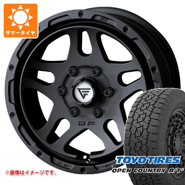 【タイヤ交換対象】トヨタ ハイエース 200系用 サマータイヤ トーヨー オープンカントリー A/T3 215/70R16 100T ブラックレター デルタフォース オーバーランダー 7.0-16 タイヤホイール4本セット｜タイヤ１番