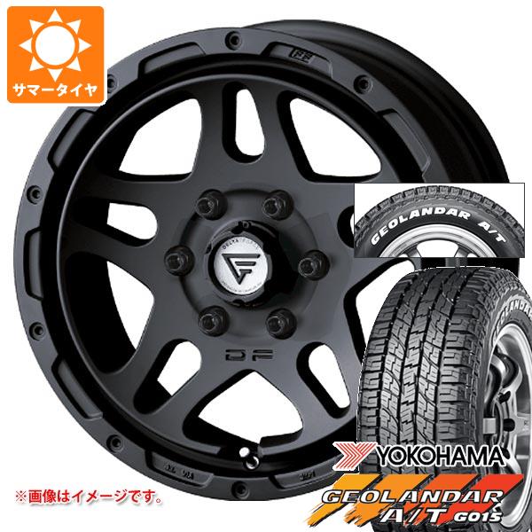 【タイヤ交換対象】トヨタ ハイエース 200系用 サマータイヤ ヨコハマ ジオランダー A/T G015 215/65R16C 109/107S ホワイトレター デルタフォース オーバーランダー 7.0-16 タイヤホイール4本セット
