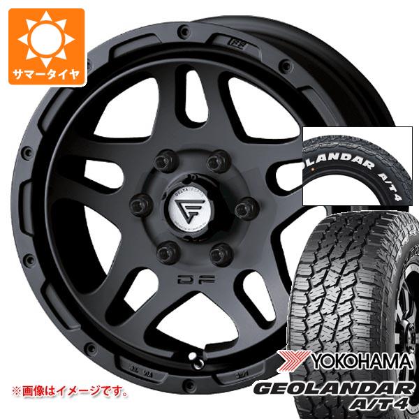 【タイヤ交換対象】トヨタ ハイエース 200系用 2026年製 サマータイヤ ヨコハマ ジオランダー A/T4 G018 215/65R16C 109/107S ホワイトレター デルタフォース オーバーランダー 7.0-16 タイヤホイール4本セット｜タイヤ１番