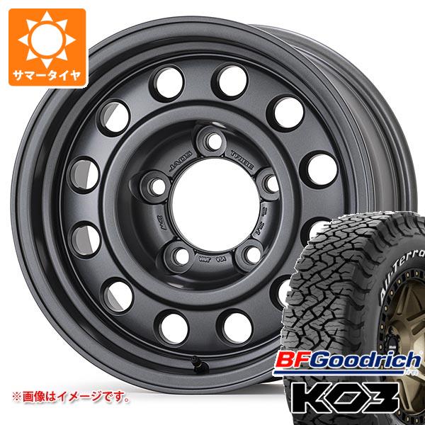 【タイヤ交換対象】トヨタ ランドクルーザー70 GRJ79K用 サマータイヤ BFグッドリッチ オールテレーンT/A KO3 LT235/85R16 120/116S ホワイトレター ジャオス トライブ 6.5-16 タイヤホイール4本セット|タイヤ1番