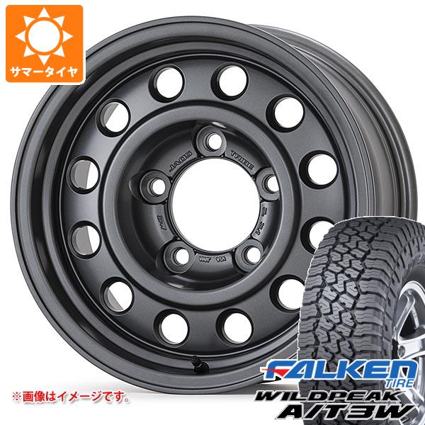 【タイヤ交換対象】5本セット トヨタ ランドクルーザー70 GRJ76K用 サマータイヤ ファルケン ワイルドピーク A/T3W LT285/75R16 126/123Q ジャオス トライブ 8.0-16 タイヤホイール5本セット
