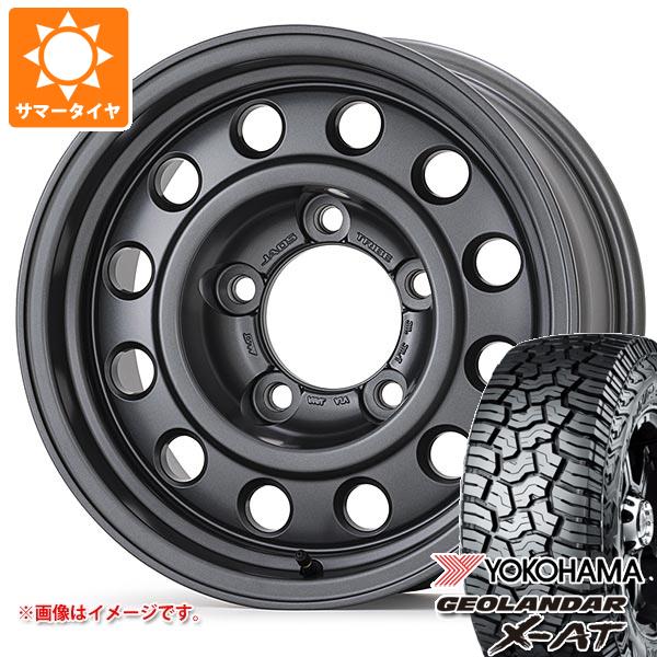 【タイヤ交換対象】トヨタ ランドクルーザー70 GRJ76K用 サマータイヤ ヨコハマ ジオランダー X-AT G016 LT265/75R16 123/120Q ブラックレター ジャオス トライブ 8.0-16 タイヤホイール4本セット|タイヤ1番
