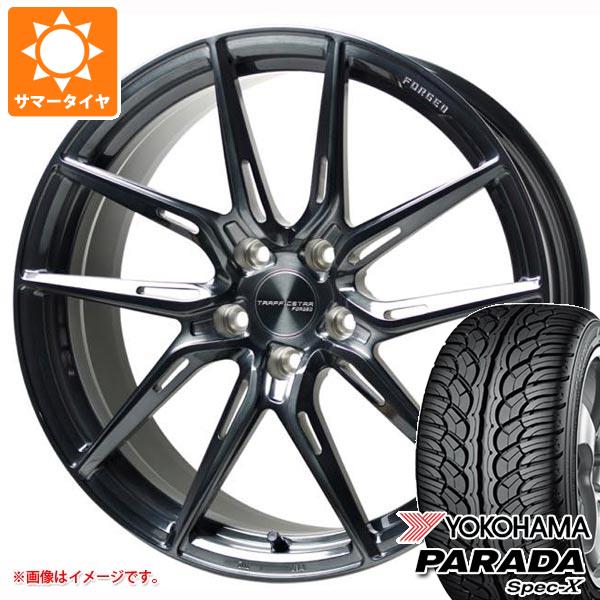 【タイヤ交換対象】サマータイヤ 235/55R20 102V ヨコハマ パラダ スペック-X PA02 トラフィックスター フォージド TSF-02 8.5-20 タイヤホイール4本セット