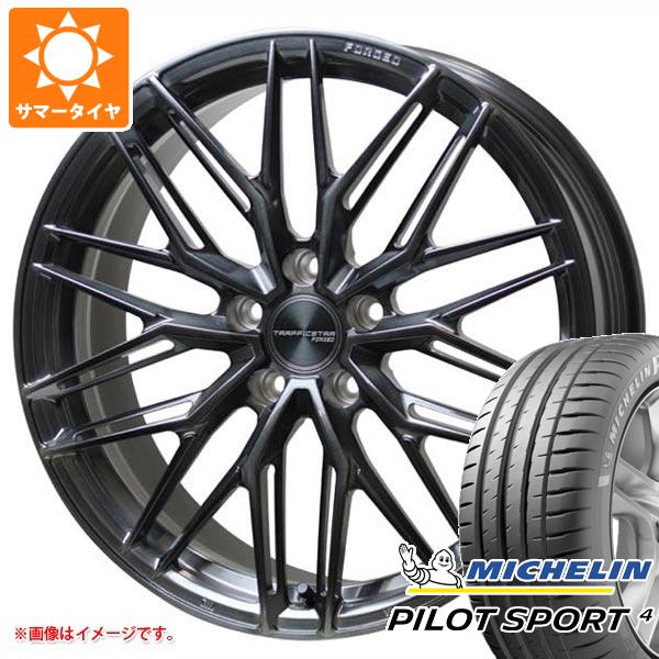 【タイヤ交換対象】サマータイヤ 235/40R19 (96Y) XL ミシュラン パイロットスポーツ4 トラフィックスター フォージド TSF-03 8.0-19 タイヤホイール4本セット